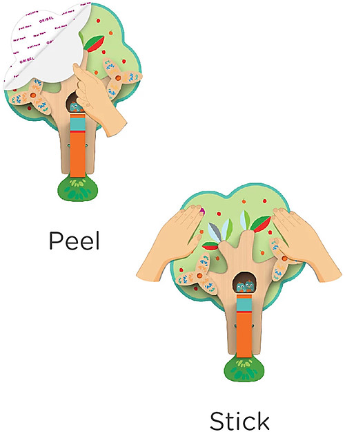 Oribel Giocattolo da Parete Vertiplay, l'Ingegnoso Picchio Giochi Creativi