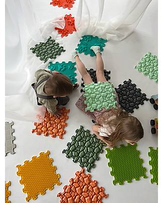 Ortoto Set 8 Tappetini Sensoriali - Nature Gifts - Godi dei Vantaggi della Riflessologia! Tappeti Puzzle