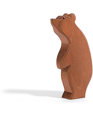 Ostheimer. Grande Orso Realizzato a Mano, Legno Sostenibile - 15,5 cm (H) Construzioni In Legno