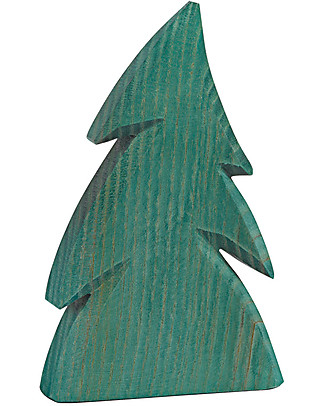 Ostheimer. Piccolo Abete Realizzato a Mano, Legno Sostenibile - 14 cm (H) Construzioni In Legno