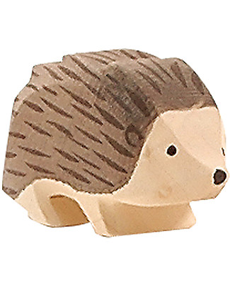 Ostheimer Riccio Realizzato a Mano, Legno Sostenibile - 4 cm (H) Animali in Legno