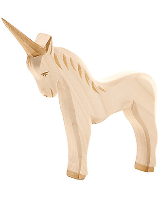 Ostheimer. Unicorno Realizzato a Mano, Legno Sostenibile - 13,5 cm (H) Construzioni In Legno