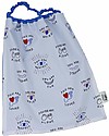 Ottod'Ame per Family Nation Bavaglio con Elastico - Reversibile - Tattoo - 100% Sostenibile e Made in Toscana - Perfetti per l'Asilo! Bavagli con Elastico