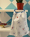 Ottod'Ame per Family Nation Bavaglio con Elastico - Reversibile - Tattoo - 100% Sostenibile e Made in Toscana - Perfetti per l'Asilo! Bavagli con Elastico