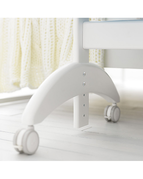 Pali Culla da Co-Sleeping Maya, Sabbia - 0-6 mesi, legno di faggio massello Culle Next To Me