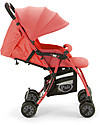 Pali Passeggino Super-Leggero Tre.9, Rosso Candy - Reclinabile, solo 3,9 kg! Passeggini Leggeri