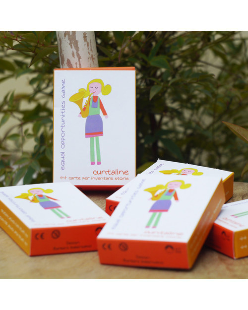 Pariqual Cúntaline - Carte-Gioco per Inventare Storie fuori dagli Stereotipi - Disegnate e prodotte in Italia Giochi per Inventare Storie