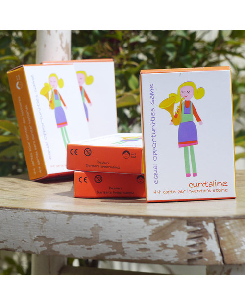 Pariqual Cúntaline - Carte-Gioco per Inventare Storie fuori dagli Stereotipi - Disegnate e prodotte in Italia Giochi per Inventare Storie