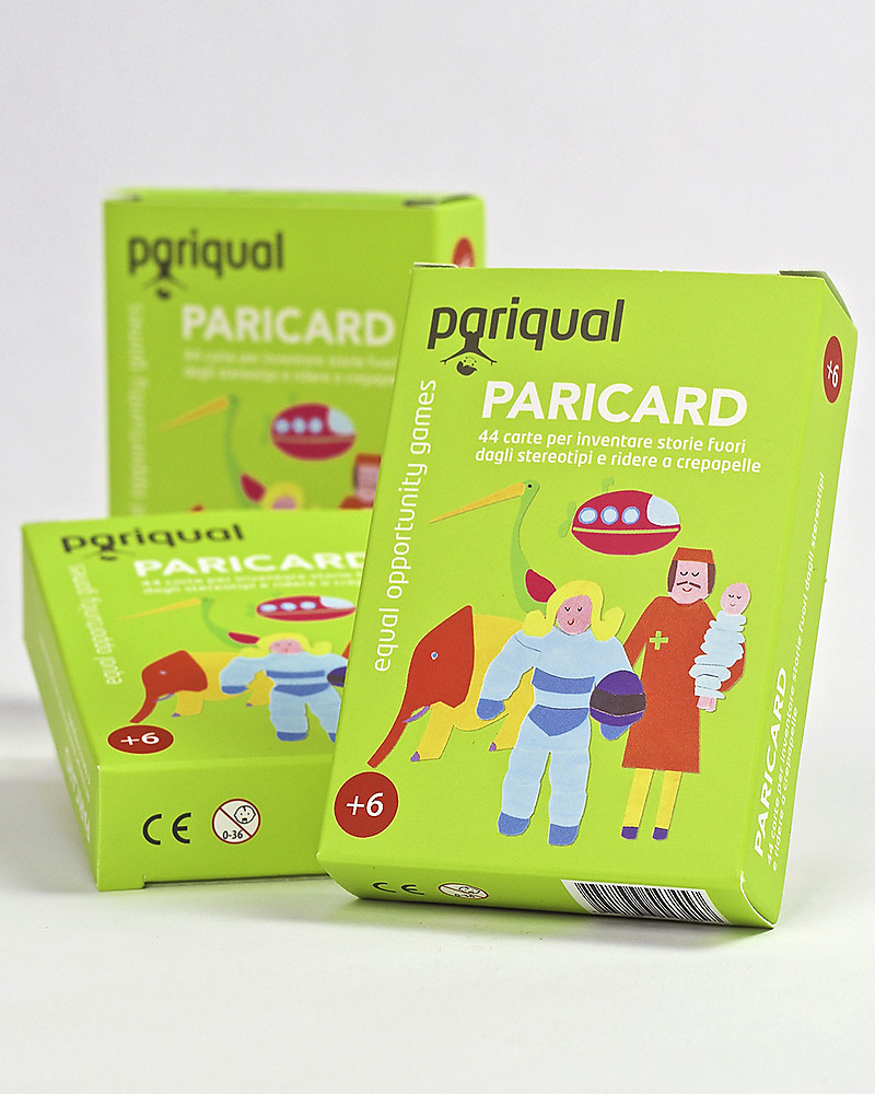 Pariqual Paricard - Carte-Gioco per Inventare Storie fuori dagli Stereotipi  - Disegnate e prodotte in Italia unisex (bambini)