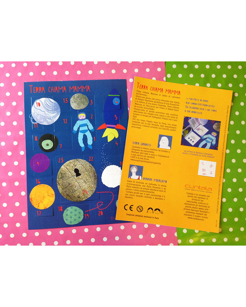 Pariqual Terra Chiama Mamma - Calendario dell’avvento per un Natale fuori dagli Stereotipi - Disegnato e prodotto in Italia Calendari dell'Avvento