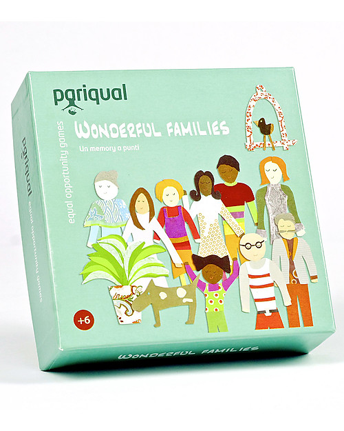 Pariqual Wonderful Families, Gioco Memory - Nove famiglie tutte da scoprire! Giochi per Inventare Storie