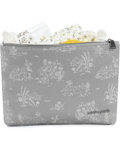 Pasito a Pasito Beauty Case - Toile De Jouy - Forest - 21x18 Trousse e Pochette