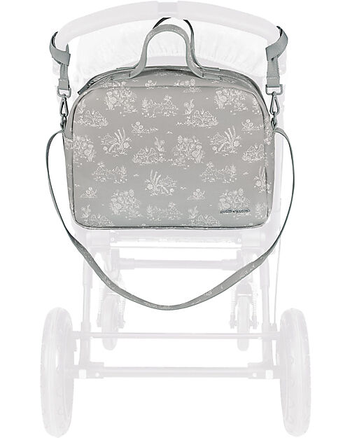 Pasito a Pasito Borsa Cambio - Toile De Jouy - Forest - 40x30 Borse Cambio