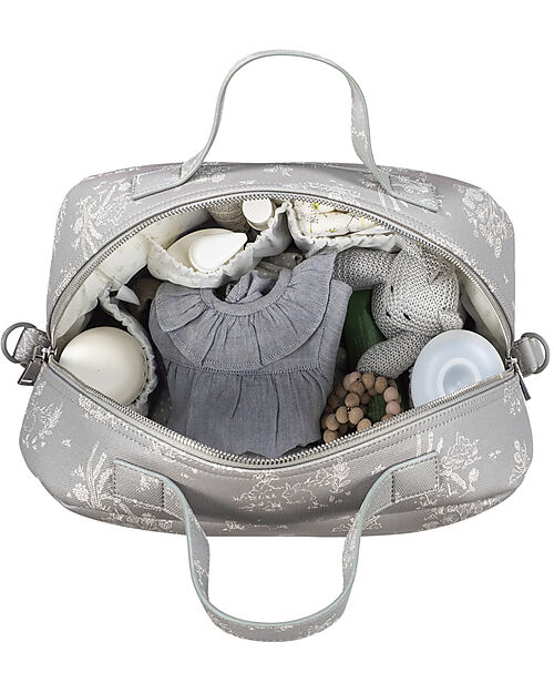 Pasito a Pasito Borsa Cambio - Toile De Jouy - Forest - 40x30 Borse Cambio