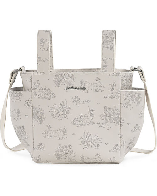 Pasito a Pasito Borsa Passeggino - Toile De Jouy - Crema - 30x35 cm  Borse e Organizer