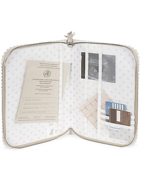 Pasito a Pasito Portadocumenti Icon - Crema Borse da Viaggio