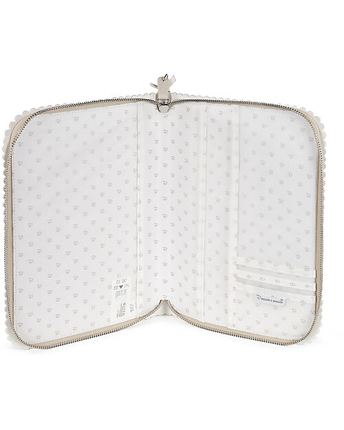 Pasito a Pasito Portadocumenti Icon - Crema Borse da Viaggio