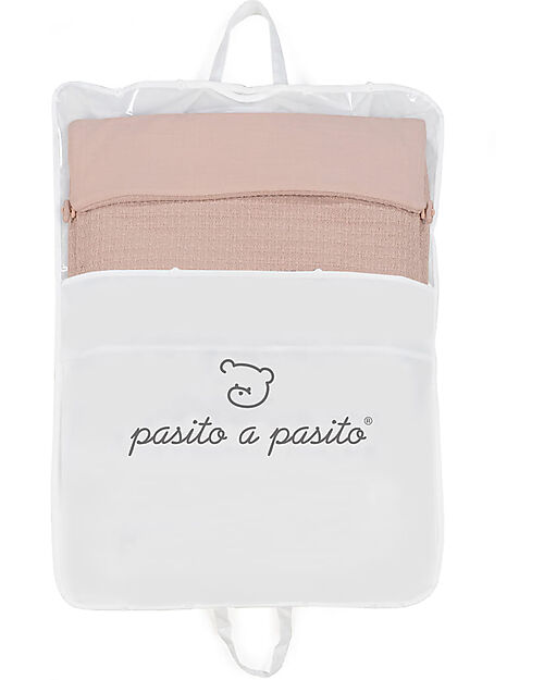 Pasito a Pasito Sacco Nanna Estivo 3 in 1 - Icon - Rosa - 100% Cotone Sacchi Passeggino