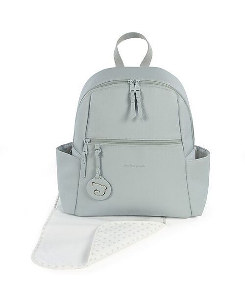 Pasito a Pasito Zaino Passeggino con Fasciatoio Yummi - Verde - Ecopelle
 Zaini Fasciatoio