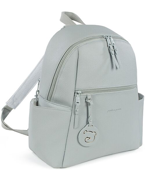 Pasito a Pasito Zaino Passeggino con Fasciatoio Yummi - Verde - Ecopelle
 Zaini Fasciatoio