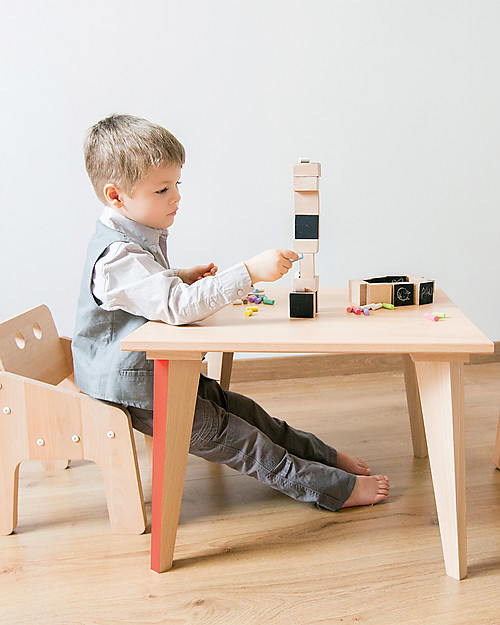 Set tavola e seggiolino per bambini, tavola trasformabile in set