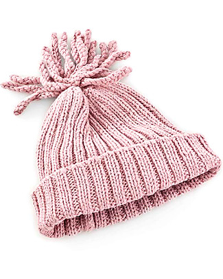 Pebble Cappellino Baby a Costine, Rosa Antico - 100% cotone bio, fairtrade Cappelli