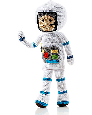 Pebble C’era Una Volta - Astronauta - Fair Trade - Altezza 30 cm circa Pupazzi Crochet