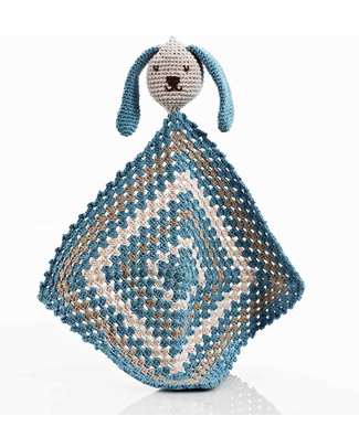 Pebble Doudou Coniglietto - Blu Pastello - Cotone Bio Doudou