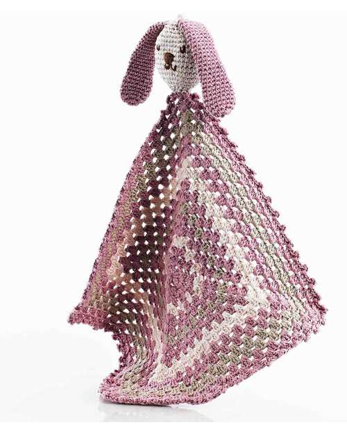 Pebble Doudou Coniglietto - Rosa - Cotone Bio Doudou