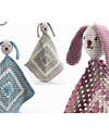 Pebble Doudou Coniglietto - Rosa - Cotone Bio Doudou