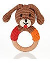 Pebble Massaggiagengive e Sonaglio ad Anello in Legno, Cagnolino - Fair Trade Sonagli