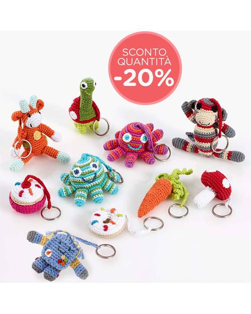 Pebble Portachiavi - Giraffa Pupazzi