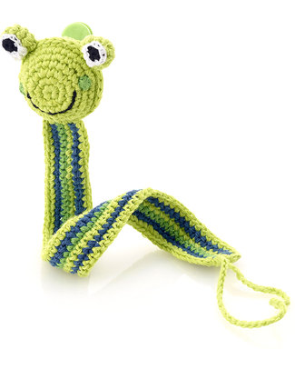 Pebble Reggi Ciuccio - Ranocchia - 100% Cotone Ciucci
