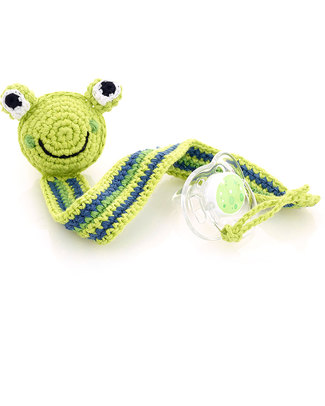 Pebble Reggi Ciuccio - Ranocchia - 100% Cotone Ciucci