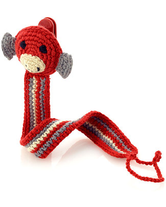 Pebble Reggi Ciuccio - Scimmietta - 100% Cotone Ciucci