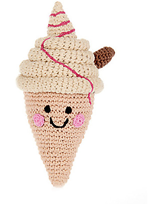 Pebble Sonaglio all'Uncinetto Cono Gelato Friendly 99 - Fatto a mano! Sonagli