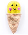 Pebble Sonaglio Cono Gelato - Crema - Fatto a Mano! Pupazzi