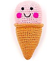 Pebble Sonaglio Cono Gelato - Fragola - Fatto a Mano! Pupazzi