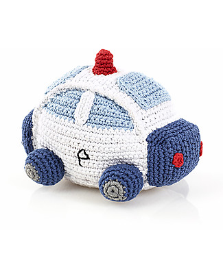 Pebble Sonaglio Macchinina della Polizia - Fair Trade Sonagli
