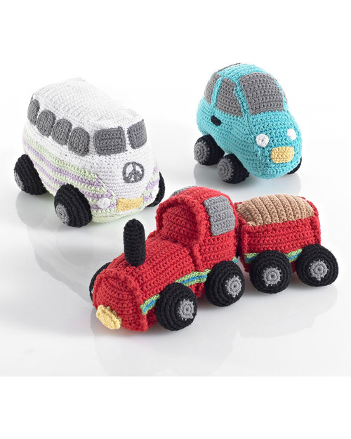 Pebble Sonaglio Trenino Rosso- Fair Trade (Altezza 9 cm, Lunghezza 25 cm) Sonagli