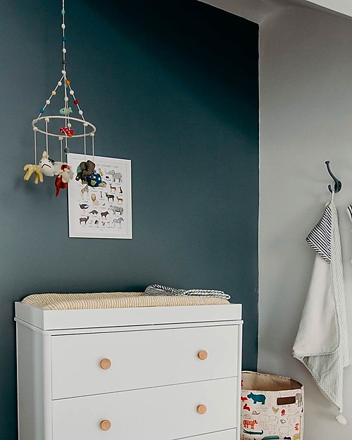 Pehr Giostrina per Neonato fatta a Mano - Arca di Noé - 100% Lana - Coloranti AZO-Free Giostrine