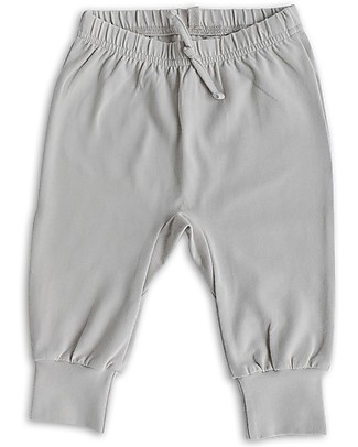 Pehr Pantaloncino Lungo - Grigio Chiaro - Cotone Biologico GOTS - Perfetta Comodità! Pantaloni Lunghi