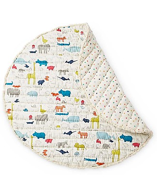 Pehr Tappetino Gioco - Arca di Noé - 100% Cotone Trapuntato - Diametro 100cm Tappeti Gioco