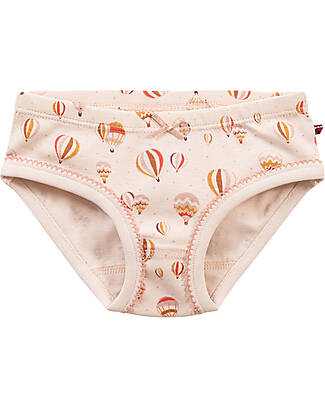 People Wear Organic 2 Slip Bimba - Rosa Mongolfiere - Cotone Bio GOTS Slip