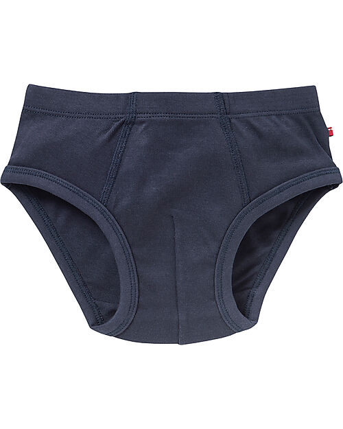 People Wear Organic 2 Slip Bimbo - Blu Mix Grizzly - Cotone Bio GOTS Slip