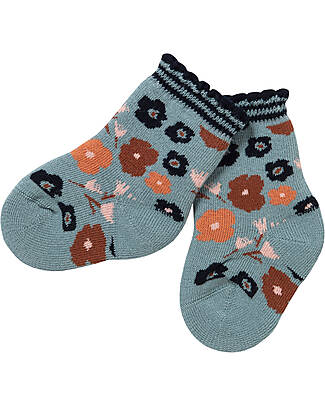 People Wear Organic Calzini in Spugna - Eucalipto Fiori - Cotone Bio GOTS Calzini