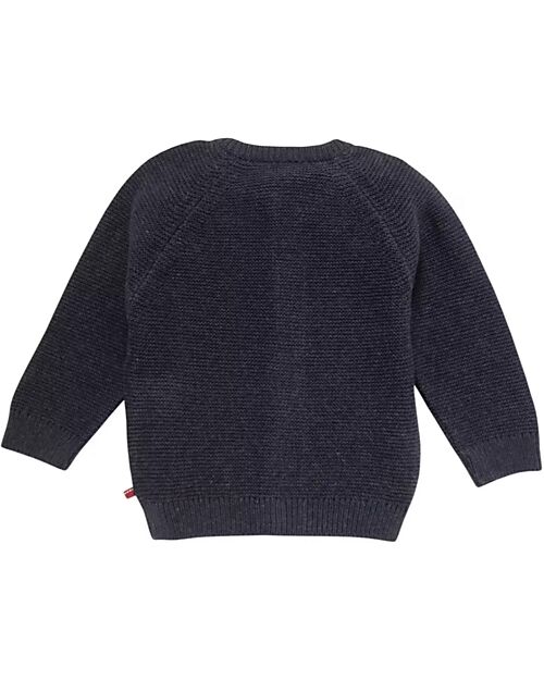 People Wear Organic Cardigan - Antracite - 100% Cotone - Certificazione GOTS Giacche