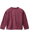 People Wear Organic Cardigan con Bottoni - Vinaccia - Cotone GOTS Giacche