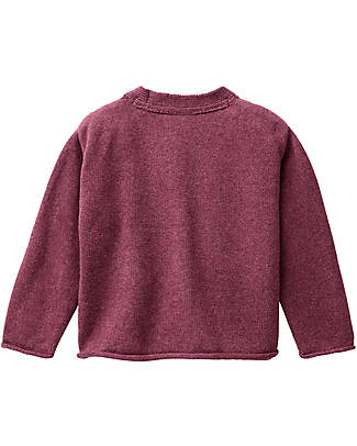 People Wear Organic Cardigan con Bottoni - Vinaccia - Cotone GOTS Giacche