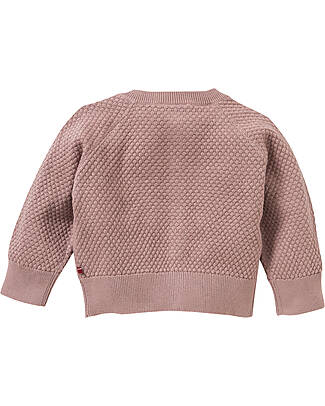 People Wear Organic Cardigan - Quarzo Rosa - Cotone Bio GOTS - Maglia Testurizzata Cardigan
